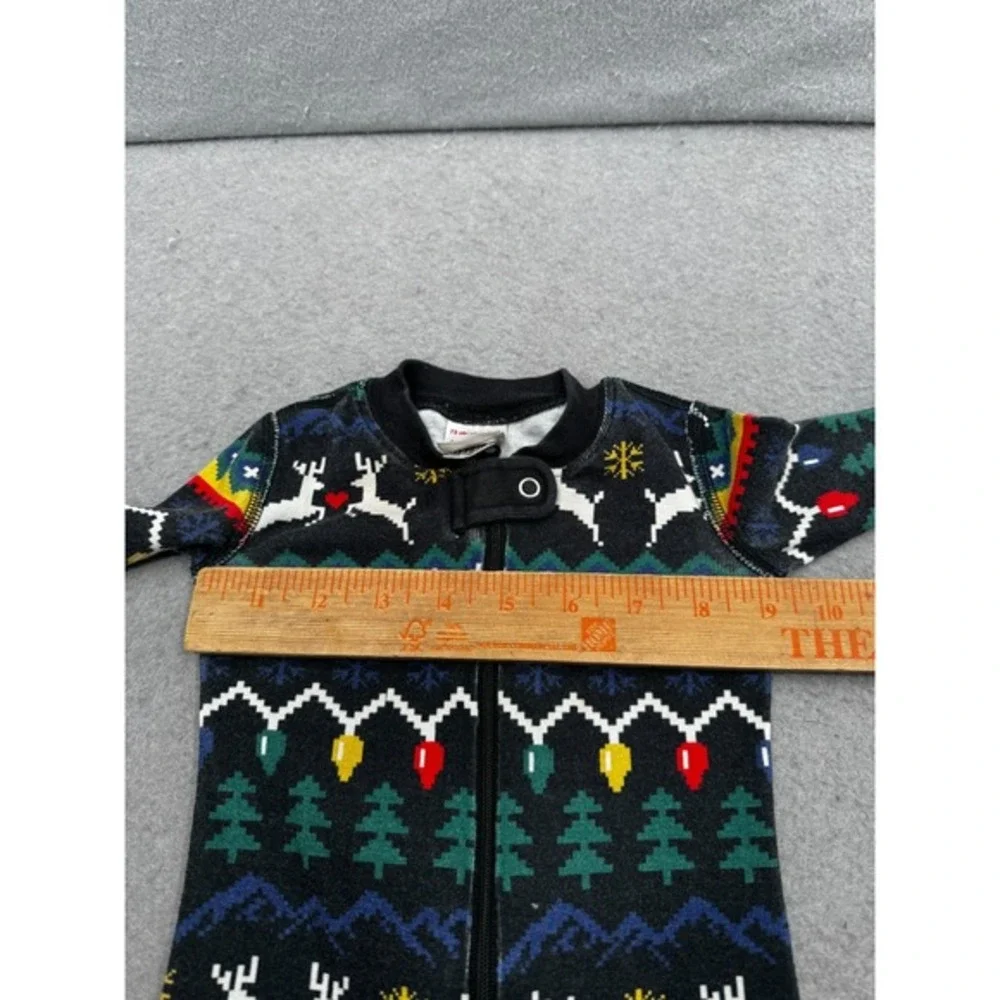 Hanna Andersson Pajamas Baby Size 12/18m Sleeper Fair Isle Christmas Very Merry‎